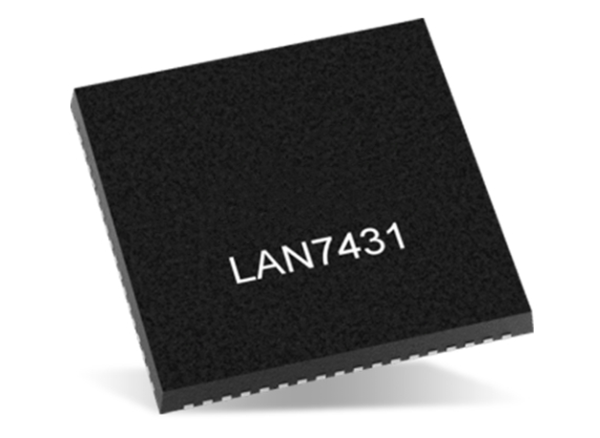 可提供4個LED，LAN7431-V/YXX PCIe 3.1轉(zhuǎn)10/100/1000Mbps以太網(wǎng)橋接器