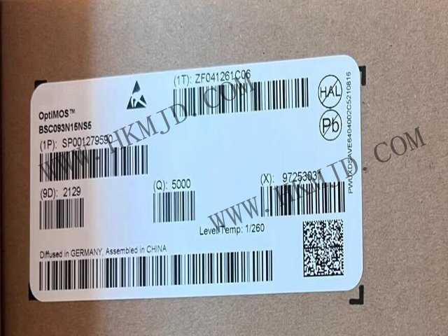 英飛凌BSC093N15NS5 OptiMOS?5 150V功率MOSFET，超低導(dǎo)通電阻9.3mΩ