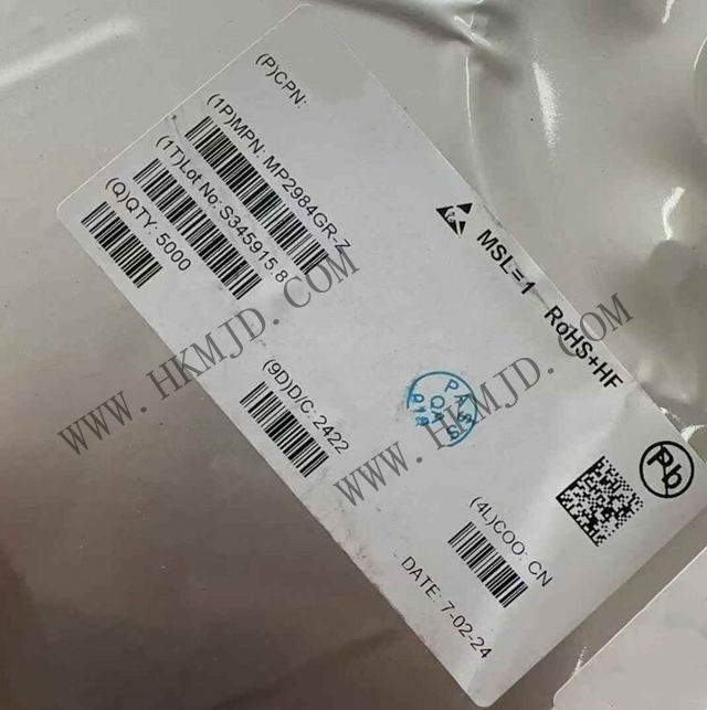 [供應] MP2984GR (MPS) 36V，四開關同步降壓-升壓型控制器